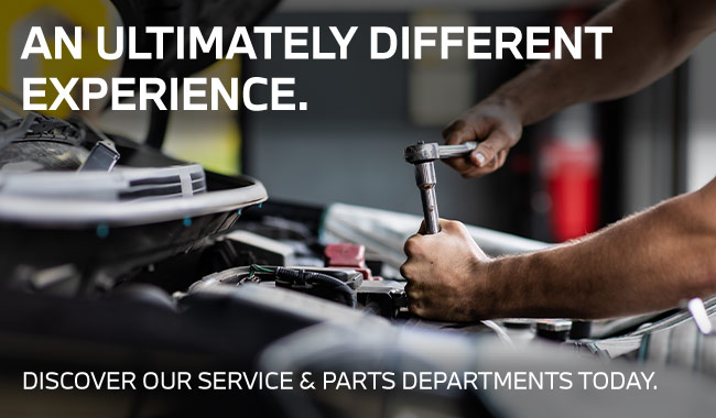 An Ultimately different experience - Discover our service and parts departments today