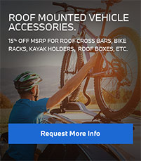 Roof mounted vehicle accessories