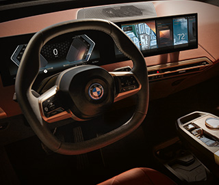 inside dash of BMW