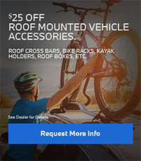 25$ off roof mounted accessories