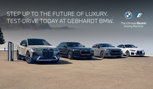Step up to the future of Lexury - test-drive today at Gebhardt BMW
