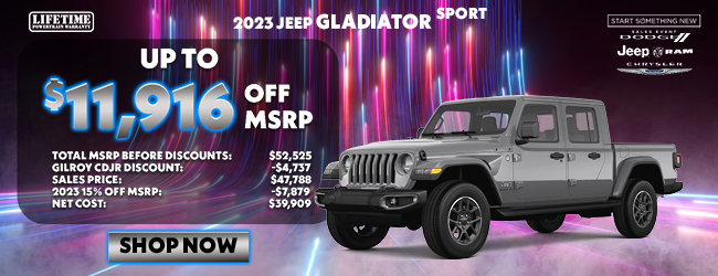 2023 JEEP GLADIATOR SPORT 4X4 offer
