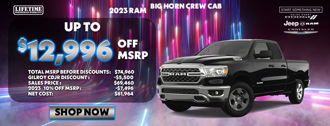 2023 RAM BIG HORN CREW CAB offer