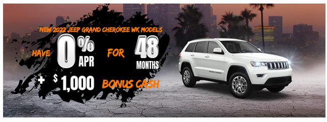 2022 Jeep Grand Cherokee WK offer