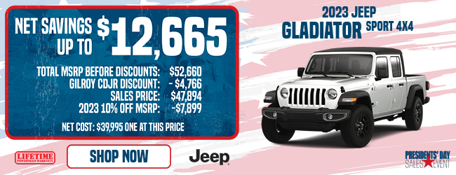2023 JEEP GLADIATOR SPORT 4X4