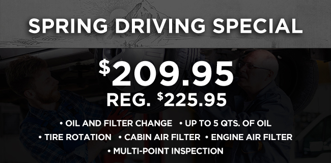 Spring Driving Special