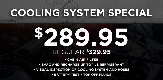 Cooling system Special