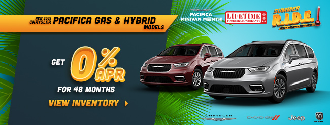New 2021 Chrysler Pacifica Gas & Hybrid models