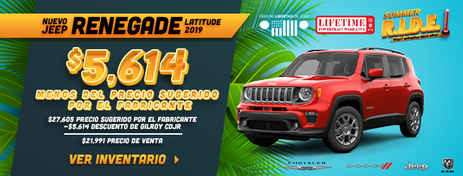 Nuevo Jeep Renegade Latitude 2019
