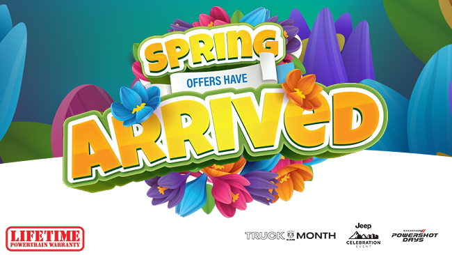 Spring Into A New Ride…