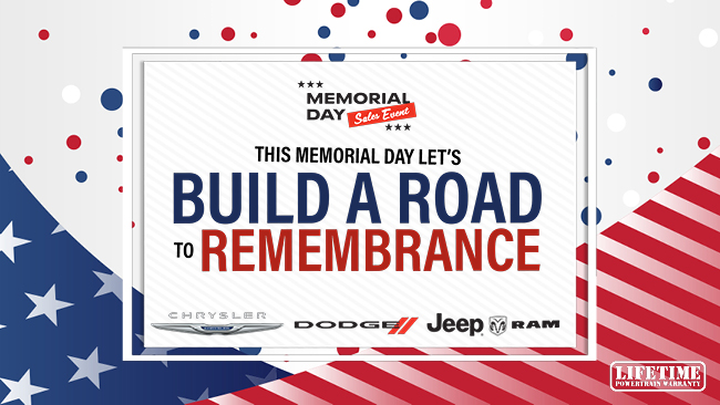 Memorial Day Sales events - This Memorial Days Lets build a road to remembrance