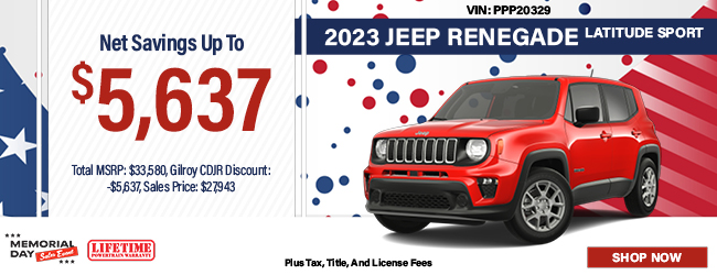 2023 Jeep Renegade Latitude Sport