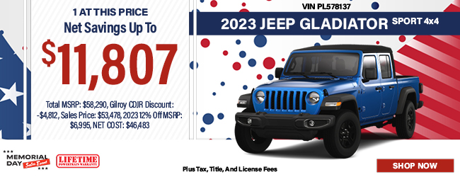 2023 Jeep Gladiator Sport 4x4