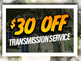 $30 off transmission service