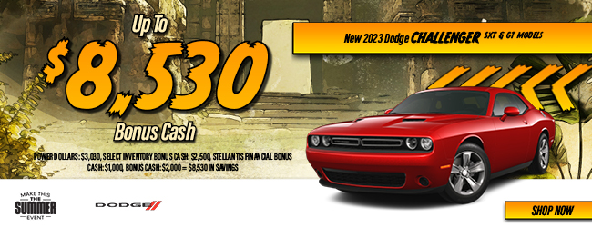2023	Dodge	Challenger	SXT & GT 