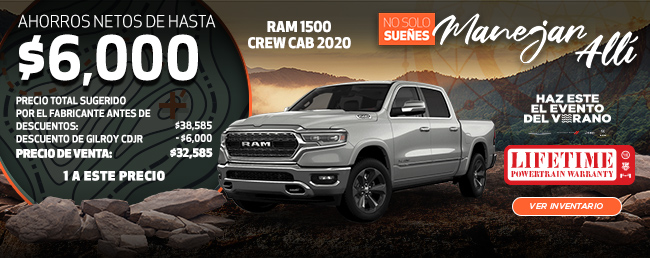 RAM 1500 CREW CAB 2020