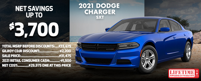 2021 DODGE CHARGER SXT