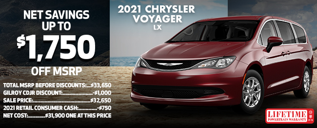 2021 CHRYSLER VOYAGER LX