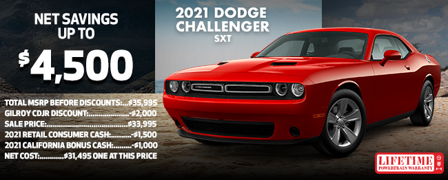 2021 Dodge Challenger SXT 