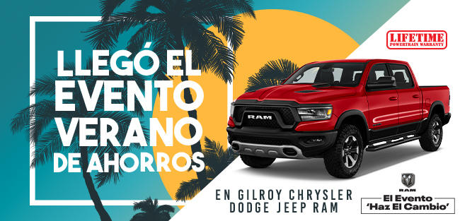 oferta especial de Gilroy CDJR, Gilroy California
