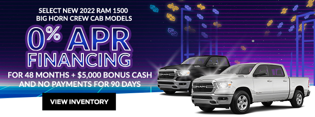 Select new 2022 RAM 1500 Big Horn