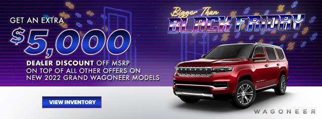$5000 dealer discount 2022 grand wagoneer