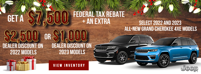 get a $7,500 federal tax rebate and many other offers