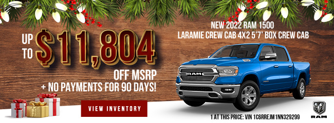 special offeron 2022 RAM 1500