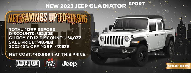 Jeep Gladiator offer