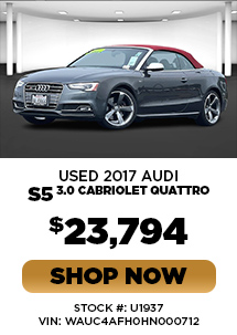 2017 Audi S5 3.0 Cabriolet quattro