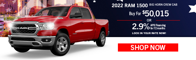 2022 RAM 1500 Big Horn Crew cab