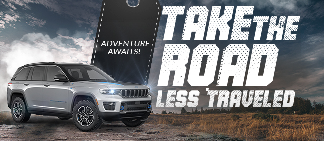 Adventure awaits - take the road less traveled