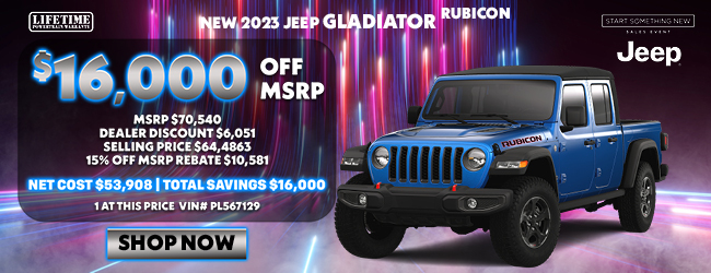 2023 JEEP GLADIATOR RUBICON