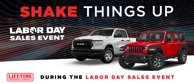 Shake things up Labor Day Sales event