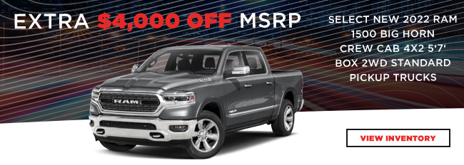 Select New 2022 RAM 1500 Big Horn