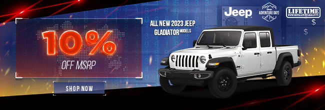 special offer on Jeep Gladiator