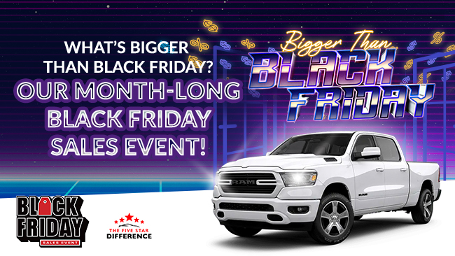 Whats bigger thean black friday - our month-long Black Friday sales event