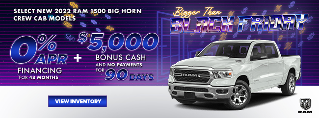 New 2022 RAM 1500 Big Horn Crew Cab