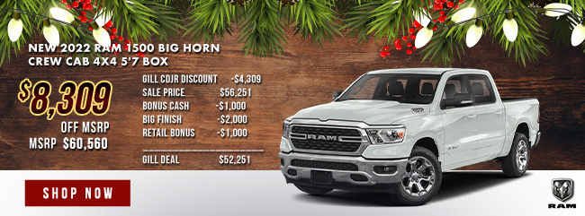 special offers on 2022 RAM 1500 Big Horn