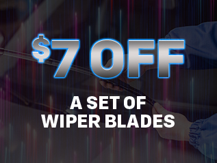 7 off a set of wiper blades