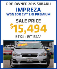 Pre-Owned 2015 Subaru Impreza