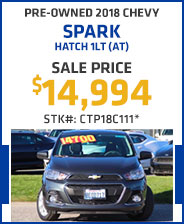 Pre-Owned 2018 Chevy Spark HATCH