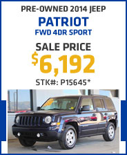 Pre-Owned 2014 Jeep Patriot