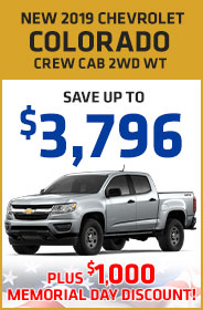 2019 Chevrolet Colorado Crew Cab 2WD WT