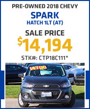 Pre-Owned 2018 Chevy Spark