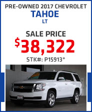 Pre-Owned 2017 Chevrolet Tahoe LT