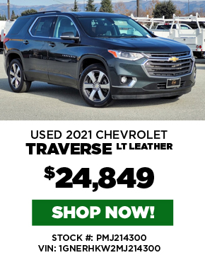 Used 2021 Chevrolet Traverse LT Leather