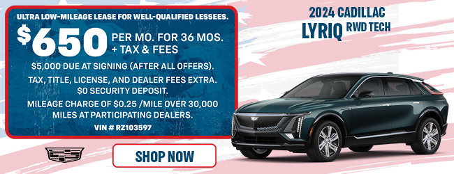 offer on Cadillac Lyriq