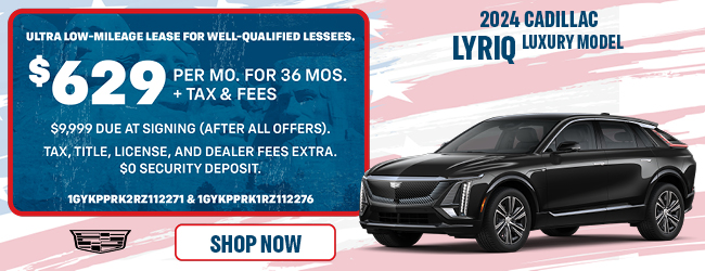 offer on Cadillac Lyriq Luxury