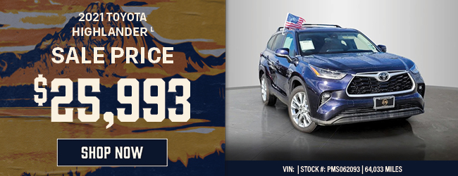 Toyota Highlander offer